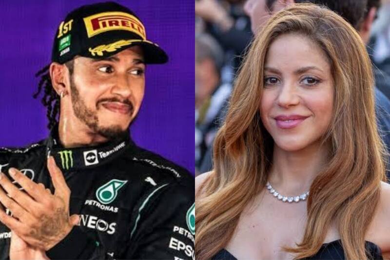 A Lewis Hamilton y a Shakira se les ha visto juntos en varios lugares. (Especial)