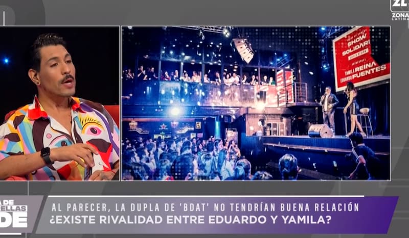Zona de Estrellas hablan de la supuesta mala relación de Yamila Reyna y Eduardo Fuentes.
