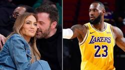 Jennifer Lopez y Ben Affleck son opacados por LeBron James en el juego de los Lakers