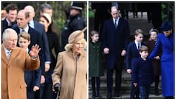 Con ausencia del príncipe Harry y Meghan Markle: La Familia Real británica se lució con sus looks navideños en la misa de Sandringham