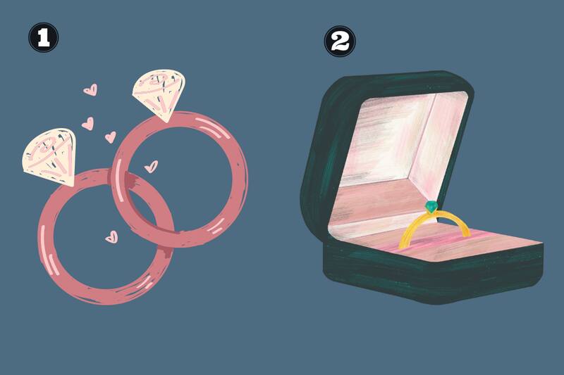 Elige un anillo y descubre si le tienes miedo al compromiso.