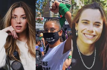 Kel Calderón, María Gracia Omegna y más: Estas son las famosas que salieron a marchar por el Día de la Mujer