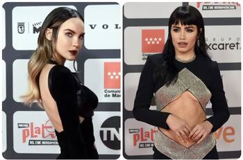 Belinda y Lali deslumbran a su paso por la alfombra roja de los Premios Platino