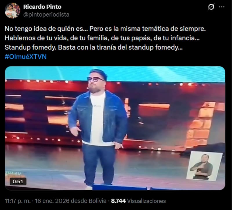 Memes y reacciones que dejó su rutina en Olmué 2026.