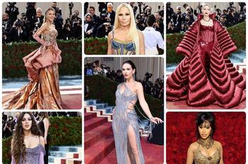 Donatella Versace cumplió años y lo celebró con estos impactantes diseños en la MET Gala