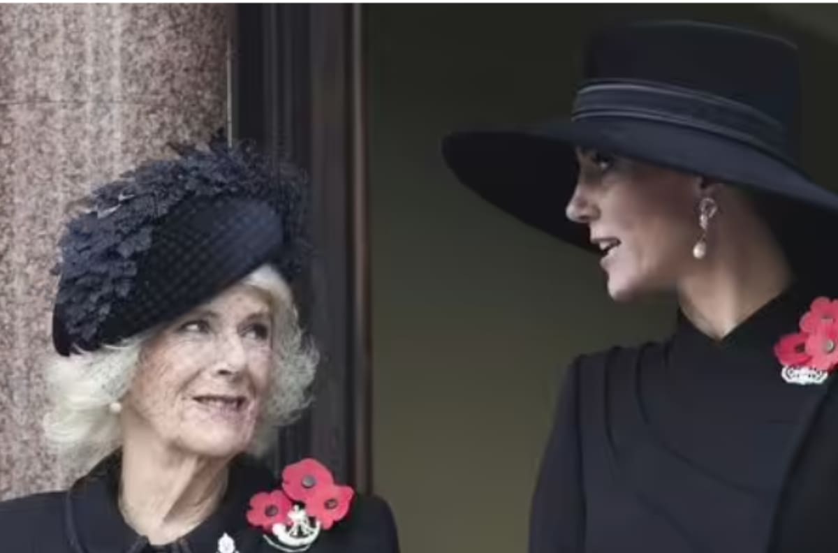 Kate Middleton: revelan tranquilizó a una "ansiosa" reina Camilla en su primer evento como consorte
