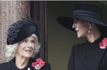 Kate Middleton: revelan tranquilizó a una "ansiosa"  reina Camilla en su primer evento como consorte