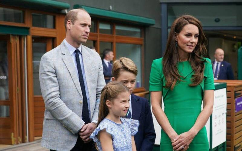 Familia Gales en Wimbledon