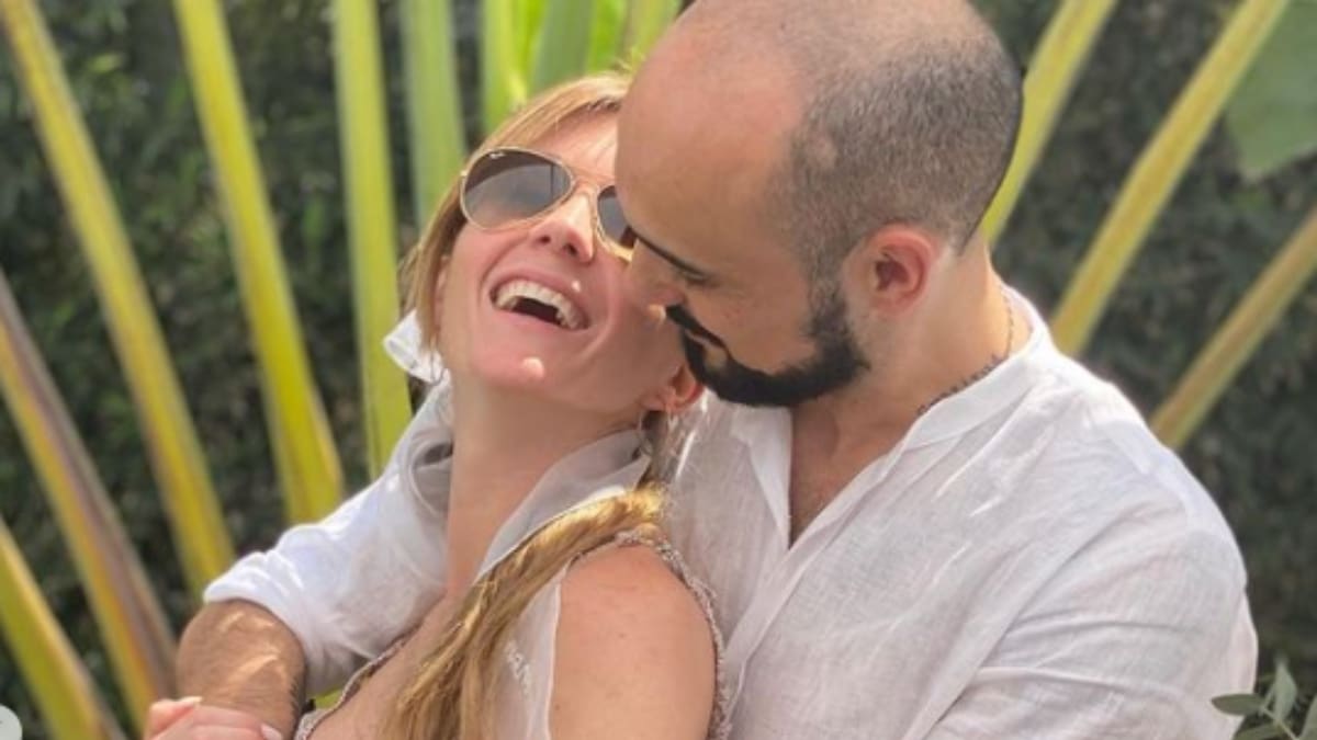 Sepa todos los detalles de la boda por la iglesia que tuvieron Abel Pintos y Mora Calabrese