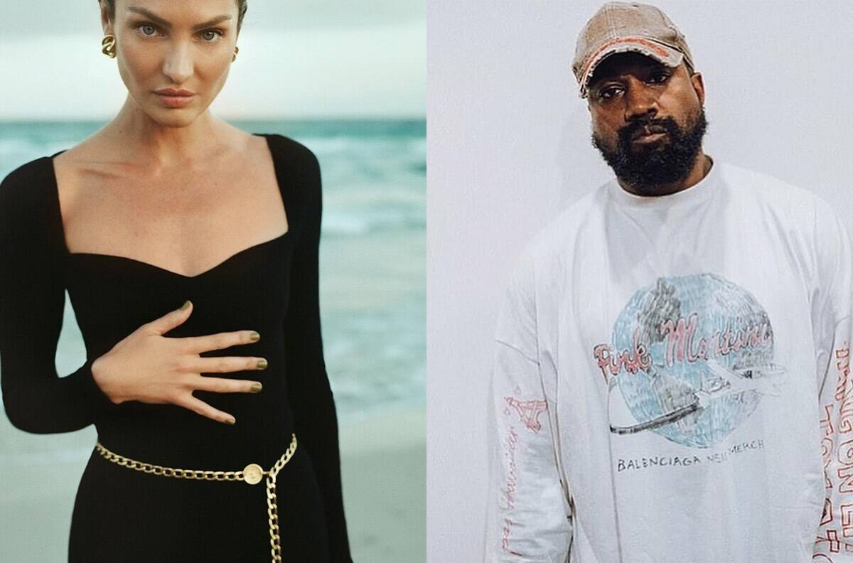 Kanye West estrena romance con modelo Candice Swanepoel