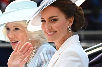 Jubileo de Platino: Kate Middleton con su look honró a Lady Di en Trooping the Colour