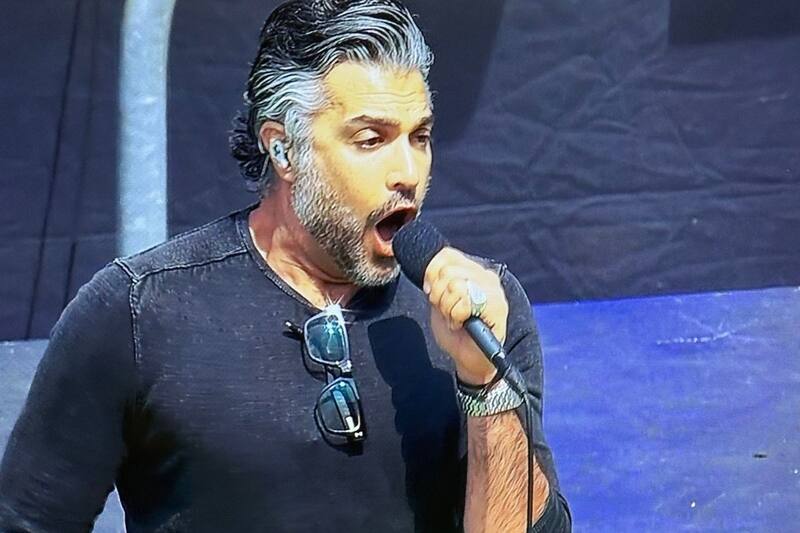 Jaime Camil es criticado tras entonar el himno nacional de EEUU Jaime Camil - Créditos: Twitter