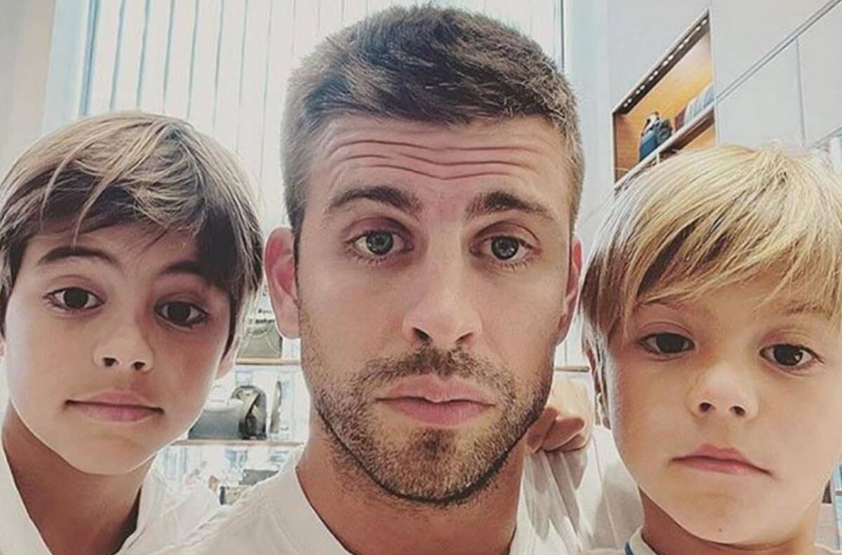 Gerard Piqué habló del estado mental de sus hijos: "Viven con una presión excesiva"
