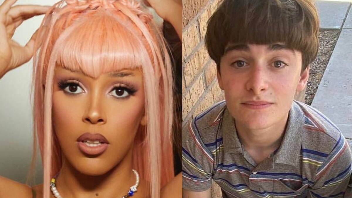 Doja Cat se va contra Noah Schnapp, de Stranger Things, por filtrar sus conversaciones privadas