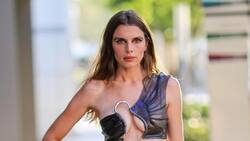 Julia Fox, ex de Kanye West, luce una prenda minúscula de látex mientras pasea por Los Ángeles