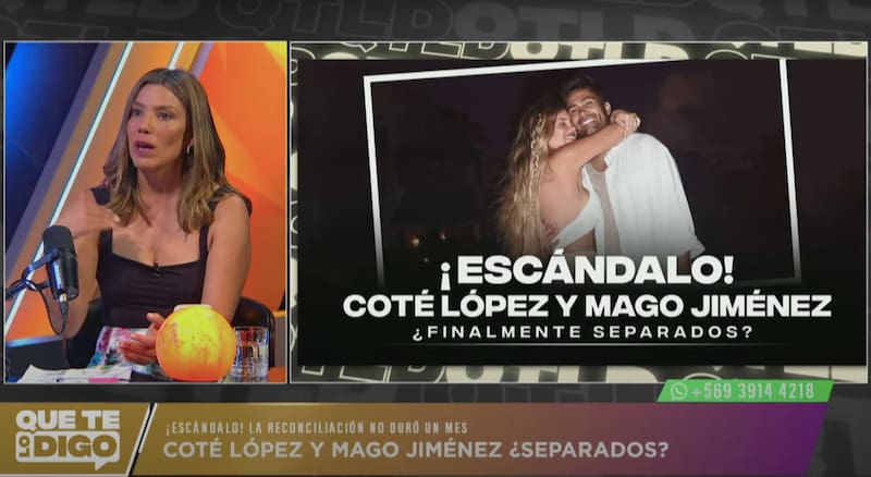 Coté López y Luis Jiménez ya no vivirían juntos.