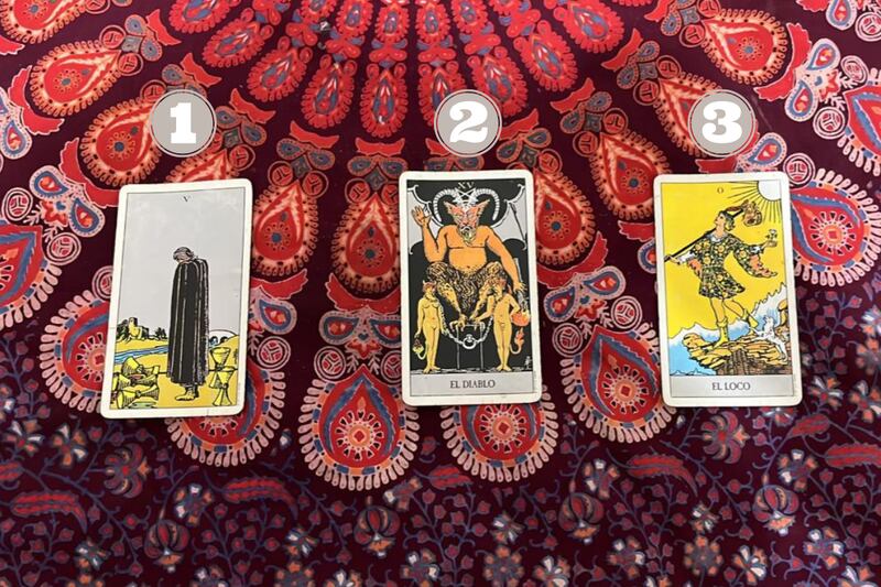 Cartas del tarot reveladas.