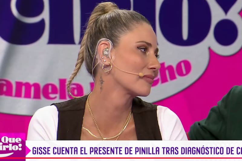 Se quebró en el programa al hablar de su pareja. Foto: Canal 13