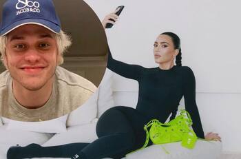 Pete Davidson solo quiere ser "un apoyo" para Kim Kardashian, tras pelea pública con Kanye West