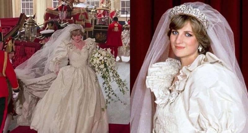 La icónica princesa logró que su vestido de novia impactará en la moda contemporánea - Créditos: Pinterest