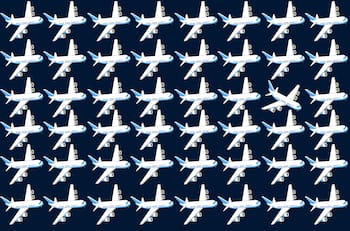 Test visual: ¡Solo tienes 10 segundos! Encuentra a los 2 aviones diferentes