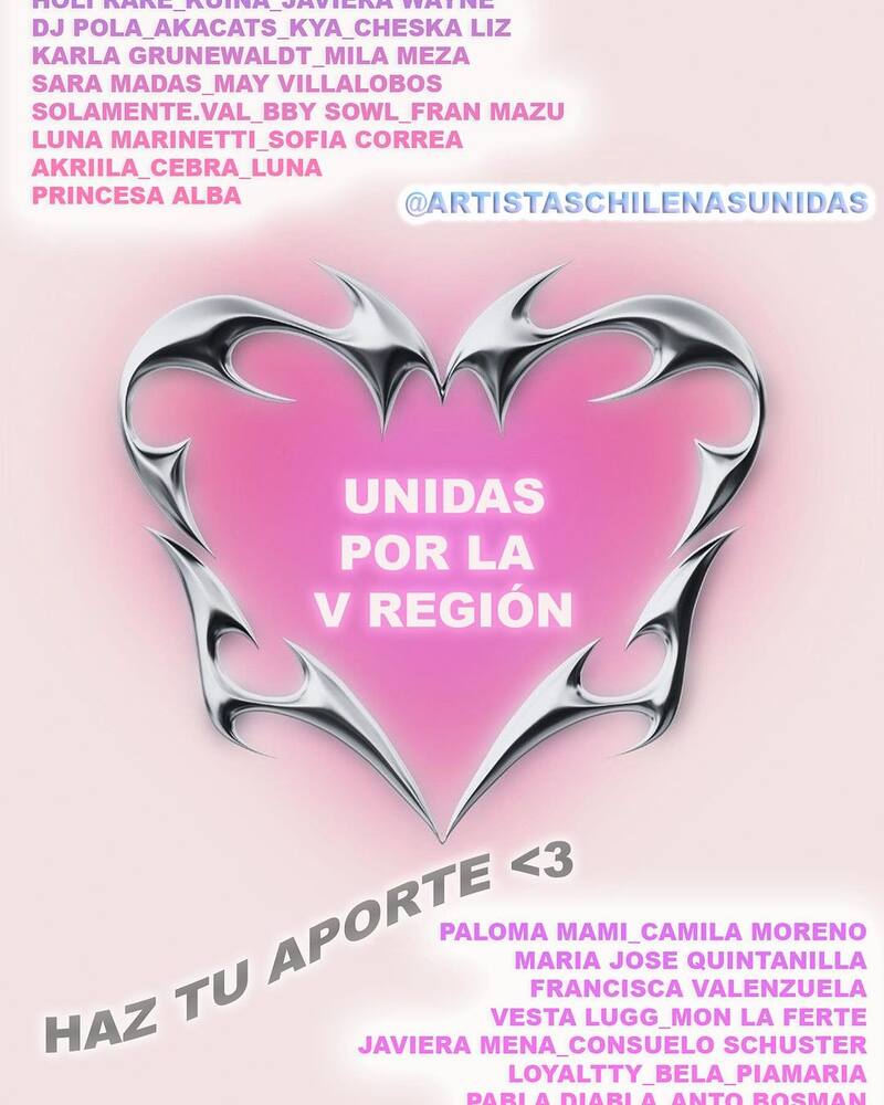 Artistas nacionales se unieron con la finalidad de recaudar fondos para familias afectadas por los incendios forestales.
