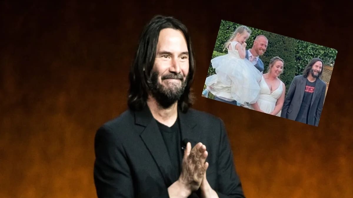 Keanu Reeves llega por sorpresa a la boda de una pareja desconocida, fue invitado en un bar