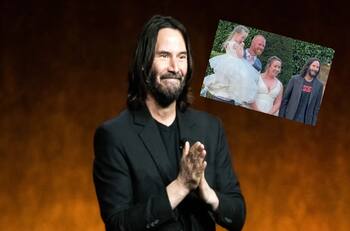 Keanu Reeves llega por sorpresa a la boda de una pareja desconocida, fue invitado en un bar