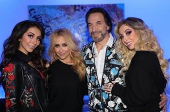 Hijas de Marco Antonio Solís son criticadas por los vestidos que usaron para la boda de Marc Anthony