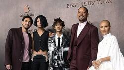 Así fue la reaparición en público de Will Smith para promocionar su nuevo filme "Emancipation"