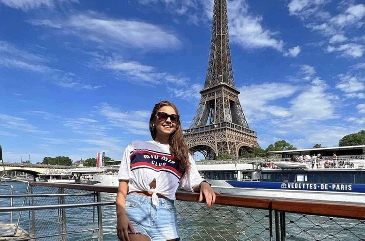 Claudia Martín disfruta de unos días por Europa