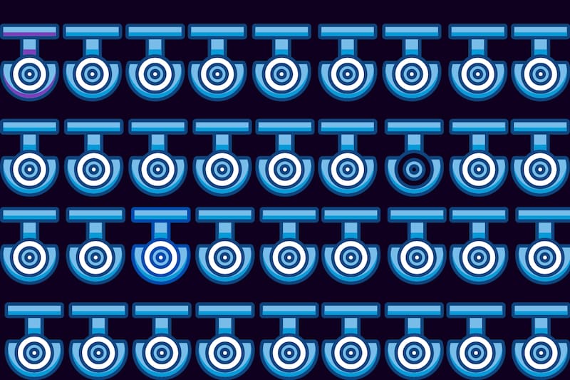 ¿Confías en tu capacidad para encontrar las 3 cámaras ocultas en la imagen?