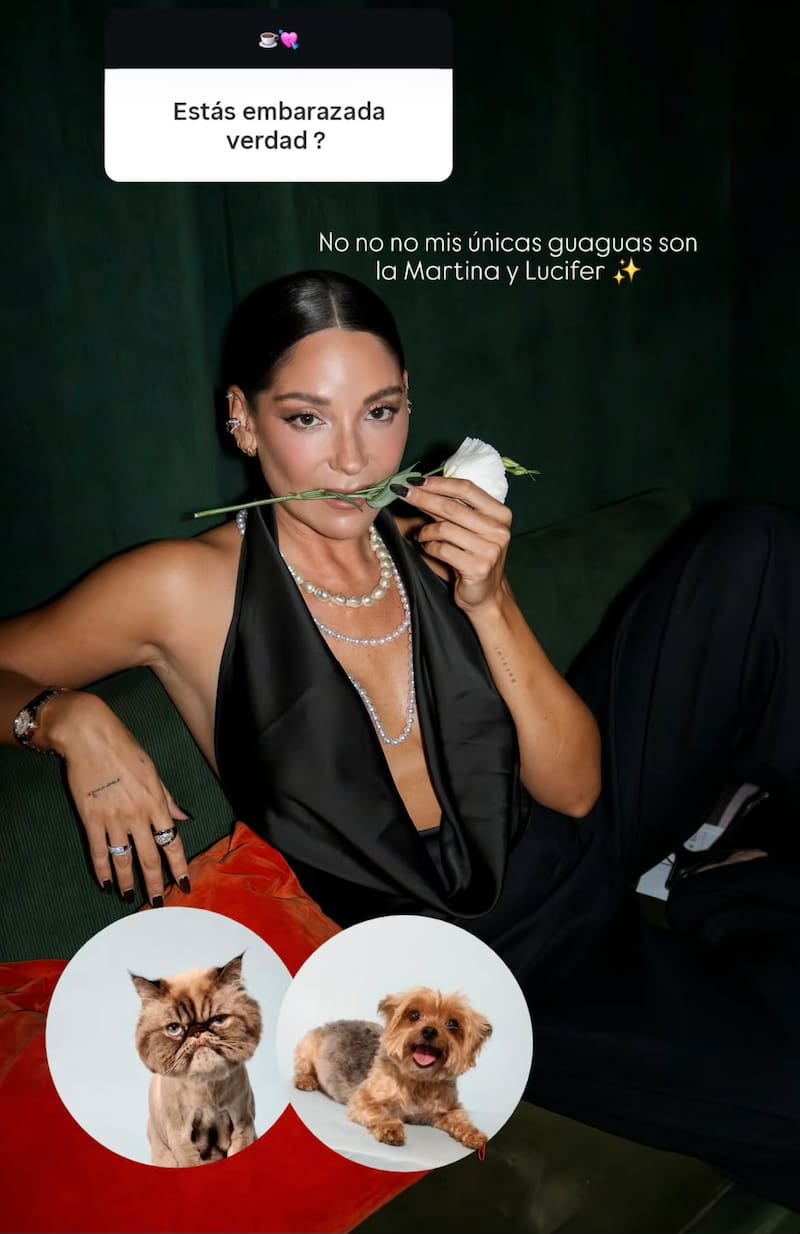 La modelo salió al paso tras rumores de embarazo.