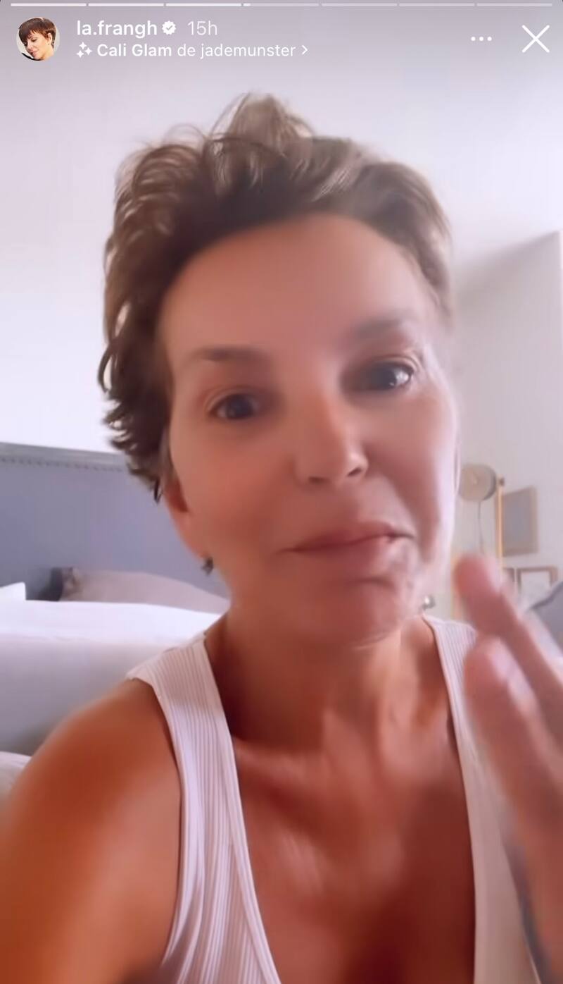 Fran García-Huidobro en sus historias de Instagram realizó un gran descargo en contra de cibernautas que critican y no aportan. - Créditos: Captura de pantalla Instagram