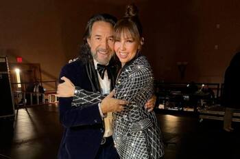 Thalía y Marco Antonio Solís: conoce la curiosa frase con que se saludan