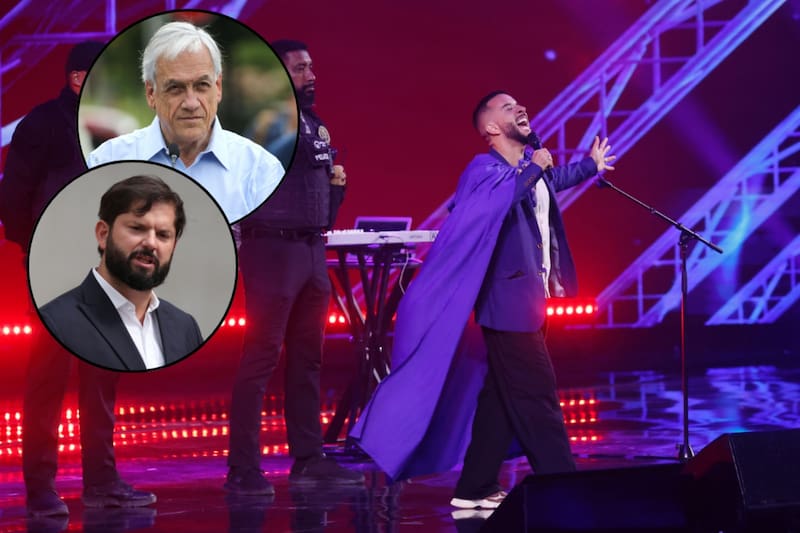 Mencionó al expresidente y al actual en su rutina. Foto: Agencia Aton