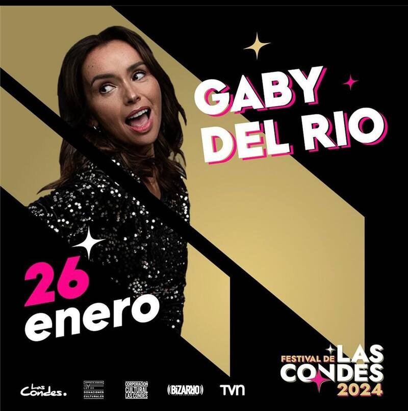 Gaby del Río es la comediante confirmada para el Festival de las Condes 2024.