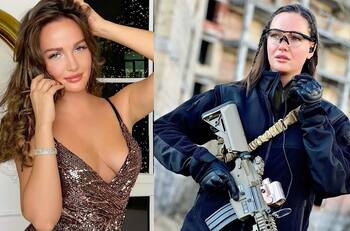 Miss Ucrania se alista en el ejército para combatir contra la invasión rusa