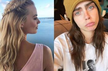 Margot Robbie es fotografiada llorando tras visitar a Cara Delevingne