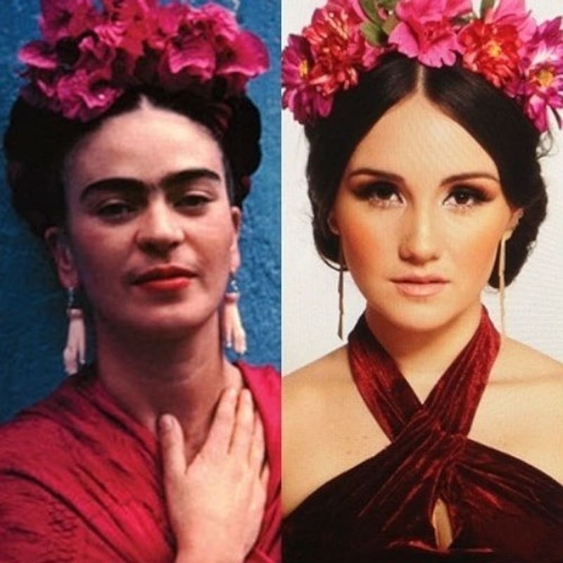Dulce María La cantante explica su parentesco con Frida Kahlo - Créditos: Foto de archivo