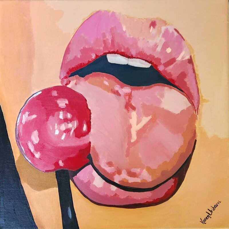 Karen Uribarri presentó sus cuadros en el Spectrum Art Fairs de Miami