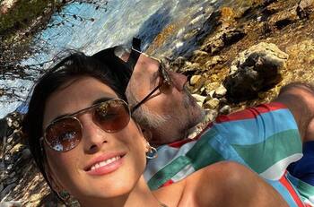 Alejandro Fernández y su novia disfrutan de los últimos momentos de sus vacaciones de ensueño