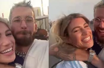 Ricky Montaner y Stefi Roitman listos en Qatar para apoyar a Argentina en la final del Mundial