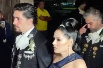 Así reaccionaron Alejandro Fernández y América Guinart a la boda de su hijo Alex