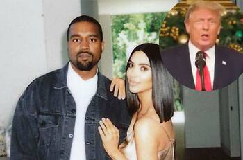 Kanye West acusa a Donald Trump de haber insultado a Kim Kardashian