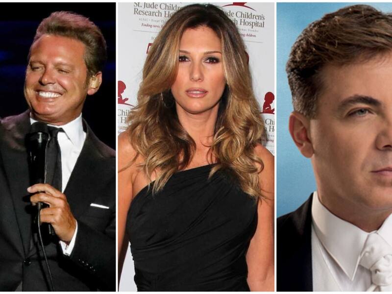 Daisy Fuentes y su vínculo amoroso con los dos cantantes.