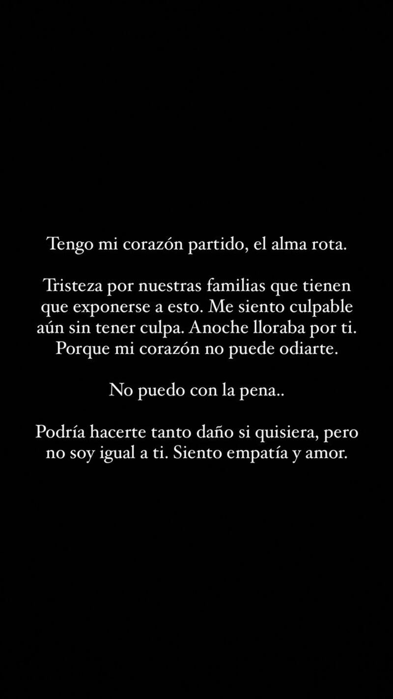 catalina responde a Sebastián Ramírez