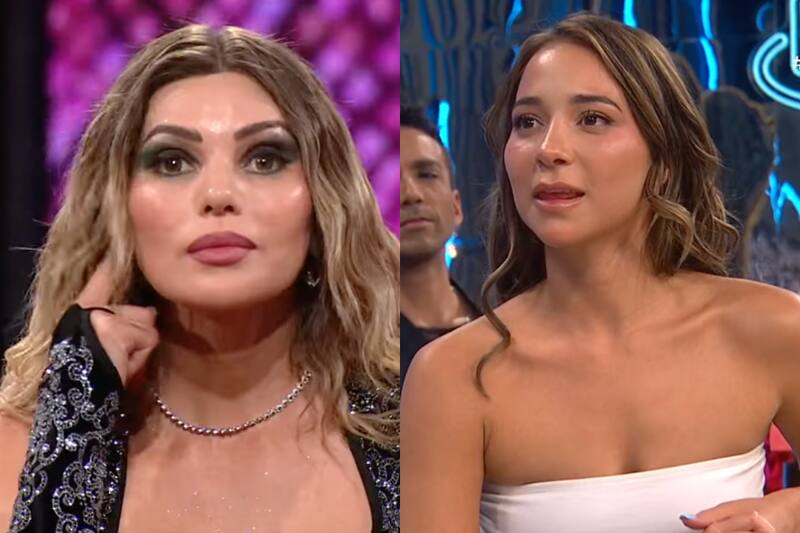 La modelo y la cantante se enfrentaron en Fiebre de Baile.