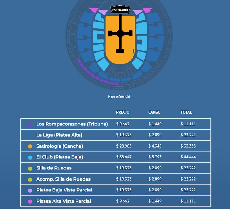 Nuevas localidades para sus conciertos en Movistar Arena.