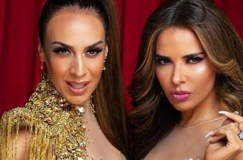 Gloria Trevi y Mónica Naranjo se dan tremendo beso en el escenario